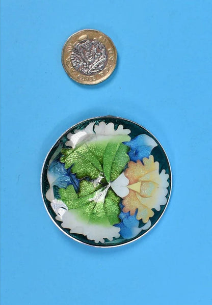 Vintage Enamel Brooch