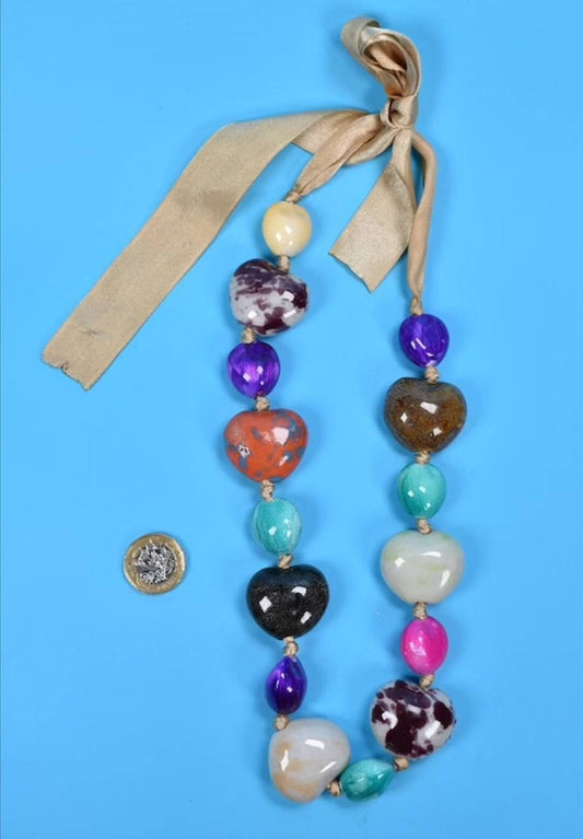 Vintage Glass Bead Necklace