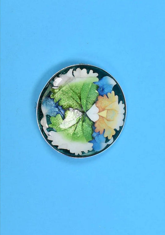 Vintage Enamel Brooch