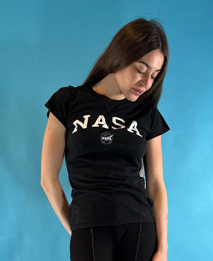 Vintage Y2K NASA Printed T-Shirt.