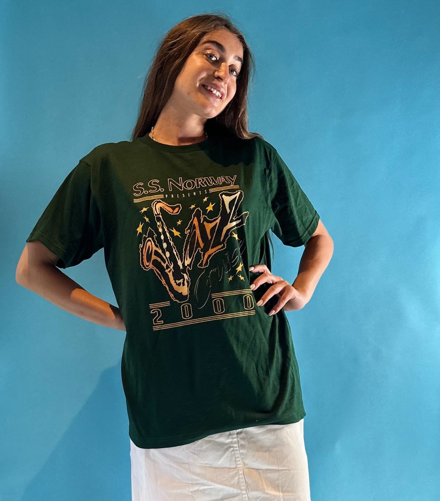 SS Norway Green Jazz 2000 t-shirt.